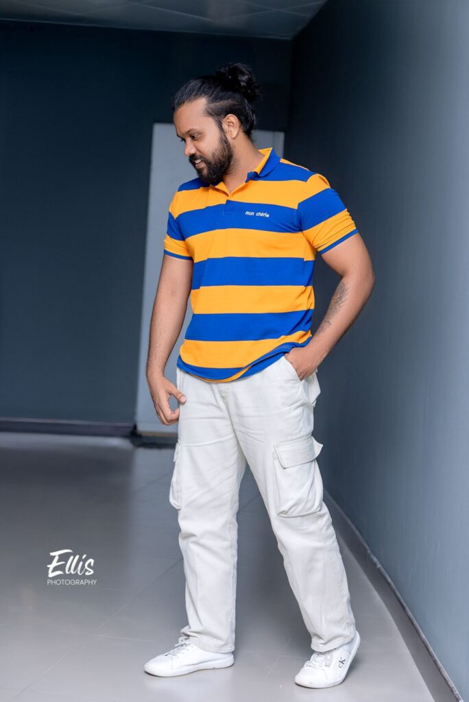Polo Stripes Collar T - Shirts